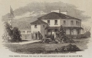 马恩岛新副总督府道格拉斯别墅玛丽娜（版画） 作者 英语学校