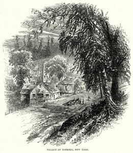 纽约扬克斯村（雕刻） 作者 英语学校