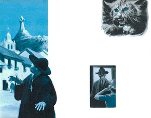 村庄拥有（彩色光刻） 作者 英语学校