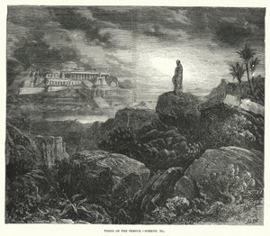 Vision of the Temple, Ezekiel XL (engraving) 作者 英语学校