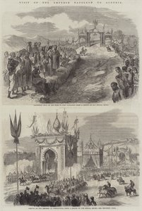 拿破仑皇帝访问阿尔及利亚（版画） 作者 英语学校