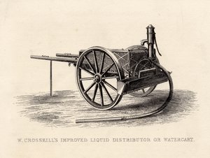 W. Crosskills改进了液体分配器或Watercart 作者 英语学校