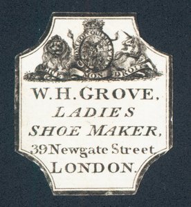 WH Grove，Ladies Shoe Maker，外贸卡 作者 英语学校