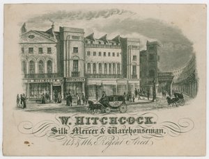 W Hitchcock，交易卡 作者 英语学校