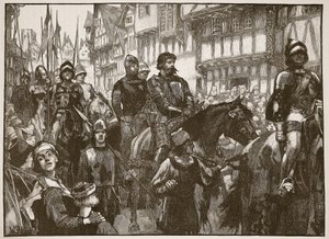 华莱士前往威斯敏斯特大厅，卡塞尔斯画报英国历史（插图） 作者 英语学校