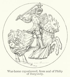 披挂战马（雕刻） 作者 英语学校