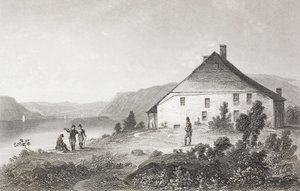 位于纽堡附近的华盛顿总部，来自“历史肖像画廊”，出版于1880年 作者 英语学校