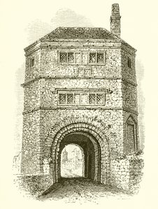 Hythe Bridge上的Watch-Tower，称为Friar Bacons Study 作者 英语学校