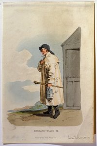 守望者，1813年（aquatint） 作者 英语学校