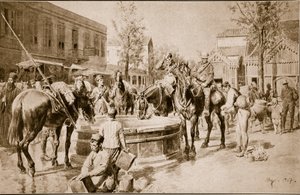 男人和野兽的水：1914  -  19年在萨洛尼卡的典型场景 作者 英语学校