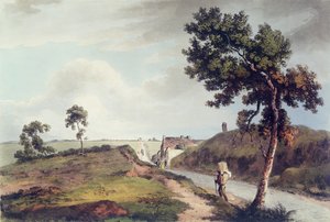 滑铁卢，由C. Turner雕刻，1816年（彩色雕刻） 作者 英语学校