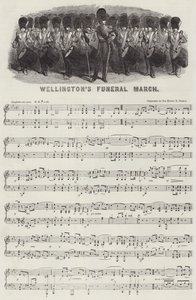 惠灵顿的葬礼进行曲（版画） 作者 英语学校