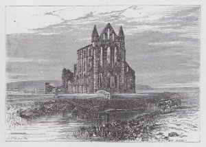 Whitby Abbey (engraving) 作者 英语学校