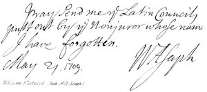 William Fleetwood，（Bish：St Asaph） 作者 英语学校