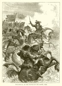 威廉三世在博因战役中，1690年