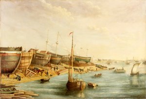 William Piles Shipyard，North Sands，1830