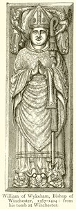 温彻斯特主教威克姆，1367-1404 作者 英语学校