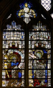 Window Clsty N1描绘了天使报喜 作者 英语学校