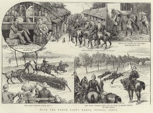 在孟加拉的Behar Light Horse 作者 英语学校