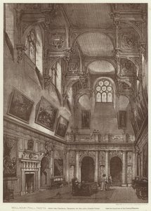 Wollaton Hall, Notts (litho) 作者 英语学校