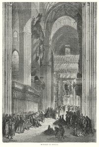 塞维利亚的礼拜（雕刻） 作者 英语学校