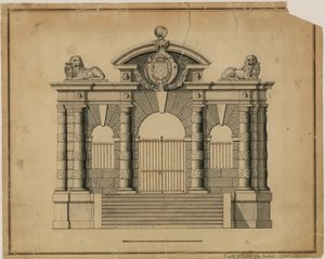 约克楼梯由Inigo Jones，c 1626 作者 英语学校