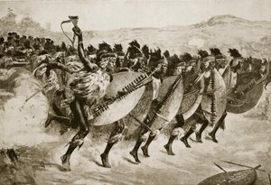 Zulus在1879年3月29日前往Kambula山袭击 作者 英语学校