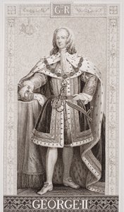 乔治二世（1683-1760）来自“英国和苏格兰历史插图”第二卷