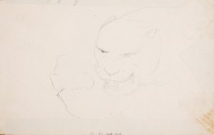 第二本素描本，内有 9 幅绘画作品