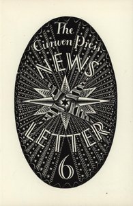 Curwen Press News-Letter的设计，编号为6,1934（木版画） 作者 埃里克·拉维鲁（Eric Ravilious）