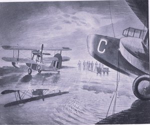 1947年柯林斯出版的“英国冒险”中的游行早晨 作者 埃里克·拉维鲁（Eric Ravilious）