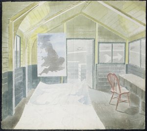手术室，c.1941-42 作者 埃里克·拉维鲁（Eric Ravilious）