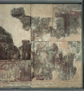 王冠画齐姆里-利姆的就职典礼，公元前 2 世纪初... 作者 埃里希·莱辛