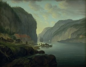 挪威Frederikshald附近的Svinesund