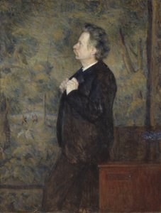 Edvard Grieg, compositeur et pianiste norvegien - Portrait of Edvard Grieg (1843-1907), by Werenskiold, Erik Theodor (1855-1938). Oil on canvas 作者 埃里克·西奥多·韦伦斯基尔德