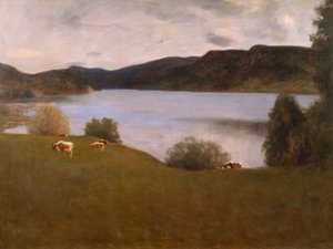 克维特塞德的傍晚风景 作者 埃里克·西奥多·韦伦斯基尔德