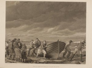 霍恩贝克的渔民从搁浅的船上救出船长（1775 年）（1775 年）