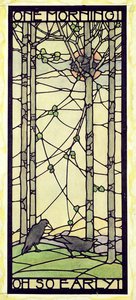 一个如此早的早晨，约 1908-10 年（卡片上的水墨画） 作者 欧内斯特·阿奇博尔德·泰勒