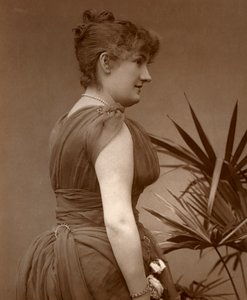 英国女演员伊迪丝·伍德沃思小姐，1888年