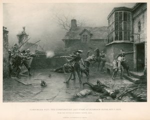 火药阴谋;这些阴谋者最后一次站在Holbeach House，1605年11月7日