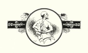 渔夫晒背（石版画）