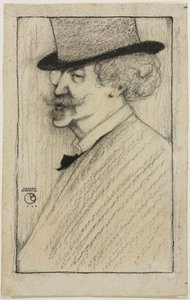 詹姆斯·麦克尼尔·惠斯勒（James McNeill Whistler），1898年。