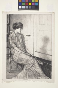 La Tanagra（蚀刻版画和干点版画）