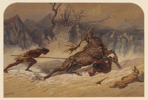 狩猎，1871年 作者 欧内斯特·亨利·格里斯特