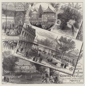 Contrexeville的浴场和赌场 作者 欧内斯特·亨利·格里斯特