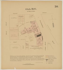 Girard Ave，Germantown Rd，3rd St and Canal Street，Hexamer General Surveys，1867 作者 欧内斯特（Ernest Hexamer）