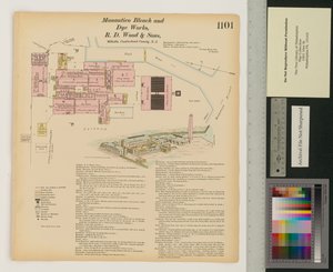 Manantico Bleach and Dye Works，Hexamer General Surveys，Volume 12，Plate 1101