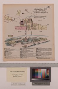 Marley Paper Mills，马里兰州，Hexamer General Surveys，1880