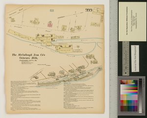 Octoraro Mills，Rowlandville，Maryland，Hexamer General Surveys，1876 作者 欧内斯特（Ernest Hexamer）