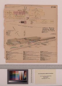 Schlosser Tannery，英格兰和Bryan Tannery Station，马里兰州，Hexamer General Surveys，1883